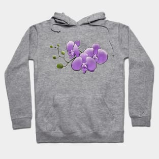 purple orchids Hoodie